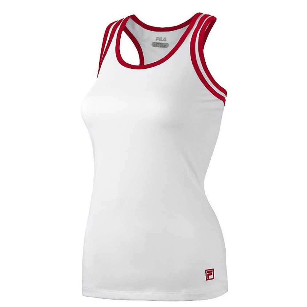Fila~Size Xl~Red Energy Racerback Tennis Tank Top~